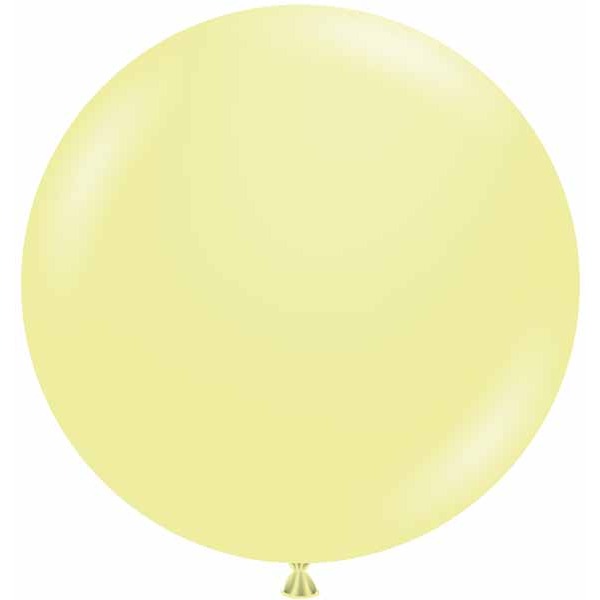 TUFTEX 24-Inch Lemonade Yellow Latex Balloons, 25 Count