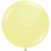 TUFTEX 24-Inch Lemonade Yellow Latex Balloons, 25 Count