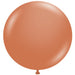 TUFTEX 36-Inch Burnt Orange Latex Balloons, 2-Pack