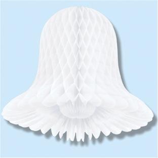 15" WESTMINSTER BELL WHITE 2/PKG