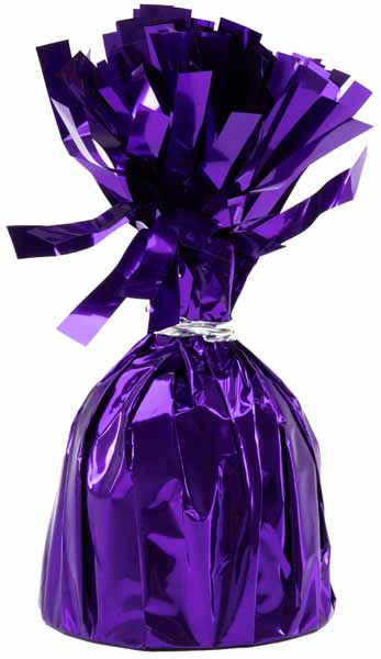 Anagram Purple Foil Balloon Weight