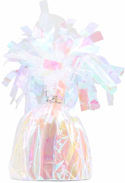 Anagram Iridescent Foil Balloon Weight