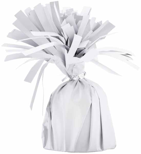 Anagram White Foil Balloon Weight