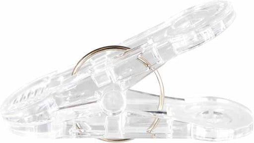 Clear 8g Balloon Clip Weights, 100 Pack