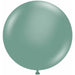 TUFTEX 24 Inch Willow Green Latex Balloons, 25 Count
