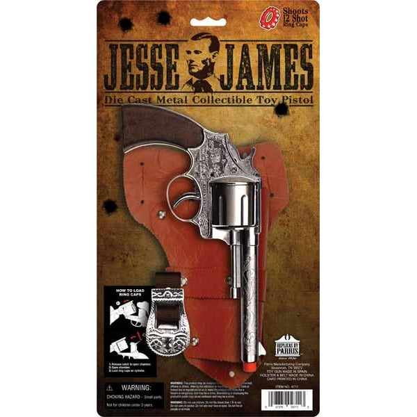 Parris Jesse James Toy Pistol & Holster Set