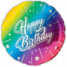 Happy Birthday Burst 18-Inch Foil Balloon