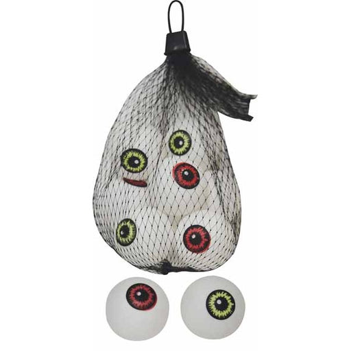 Faux Eyeballs in Mesh Bag, 8 Pieces