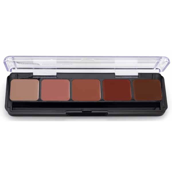 Graftobian Warm 5 Colour Lip Color Palette