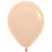Sempertex Matte Malibu Peach 5-Inch Latex Balloons, 50 Pack