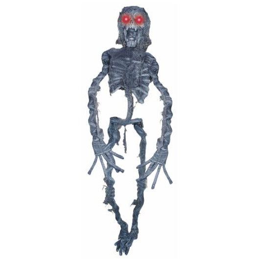 10' Rotten Light-Up Demon Skeleton Halloween Prop