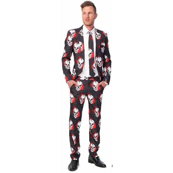 Suitmeister Men's Skulls Blood Suit, Large