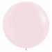 Sempertex 24-Inch Pastel Matte Pink Latex Balloons, 10 Pack