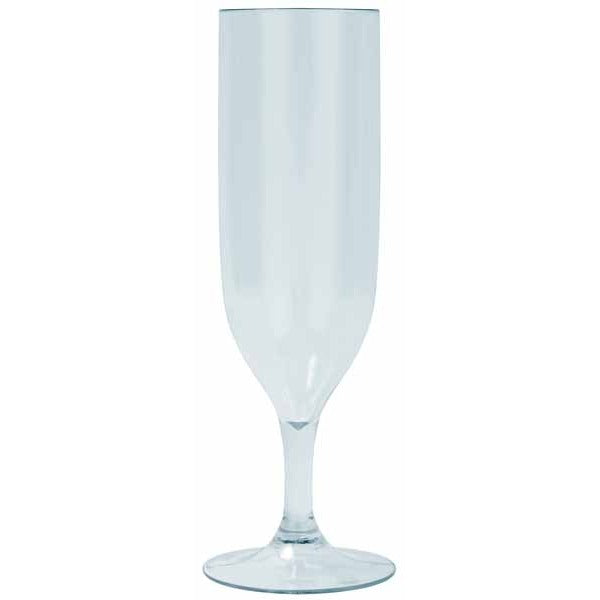 Light Blue Reusable Champagne Glasses, 2 Pack