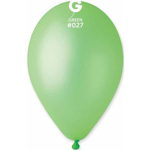 Gemar 12-Inch Neon Green #027 Latex Balloons, 50 Count
