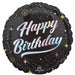 Sparkling Birthday 18-Inch Round Foil Balloon