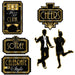 Great '20s Party Cutouts, 6 Count