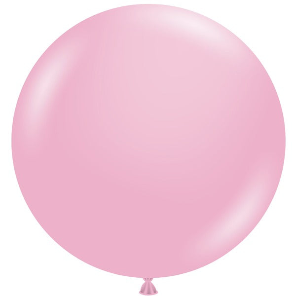 TUFTEX 24 Inch Shimmering Pink Latex Balloons, 25 Count
