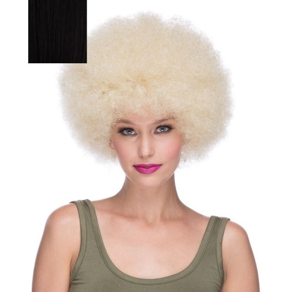 Off-Black Afro Costume Wig