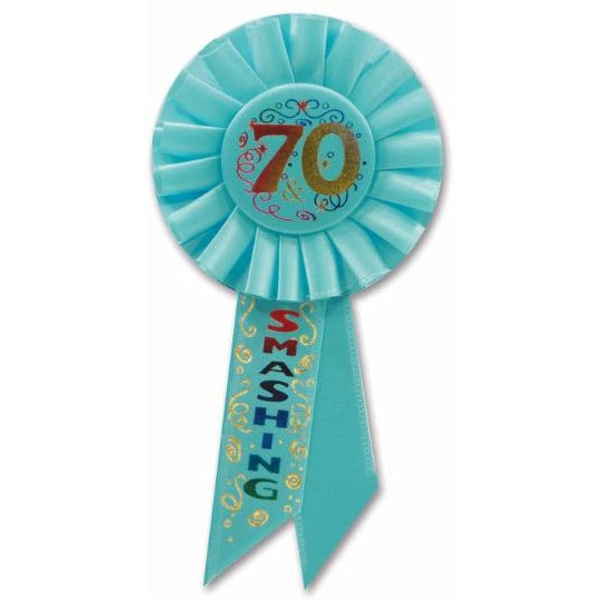 70 & Smashing 70th Birthday Rosette