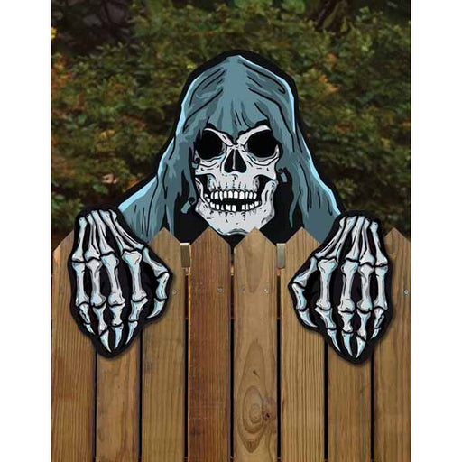 Reaper Faces Halloween Fence Decoration