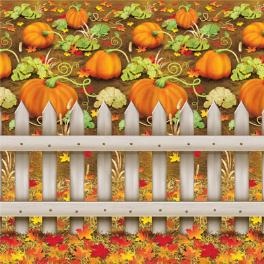 Pumpkin Patch Backdrop, 4 ft x 30 ft