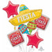 Papel Picado Fiesta Foil Balloon Bouquet