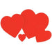 9-Inch Red Heart Cutout