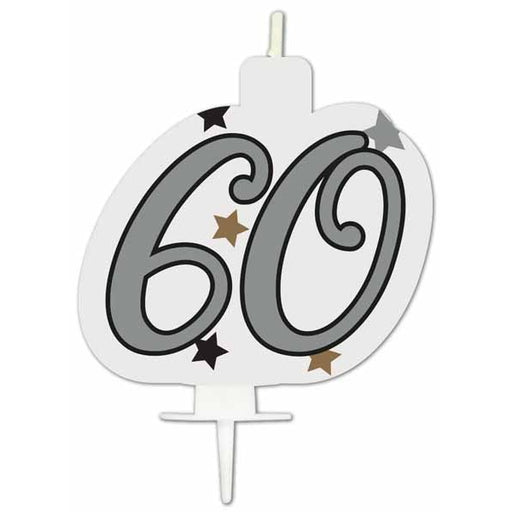 60th Birthday Milestone Candle