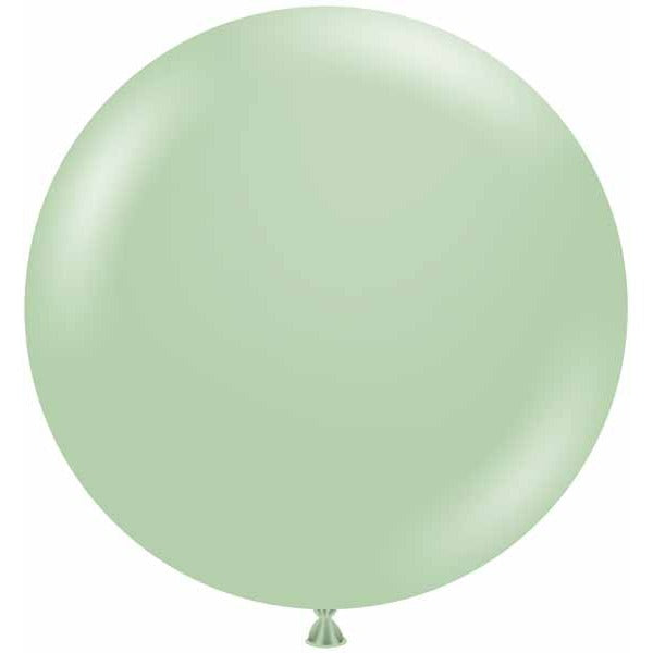 TUFTEX 24-Inch Pearl Meadow Green Latex Balloons, 25 Count