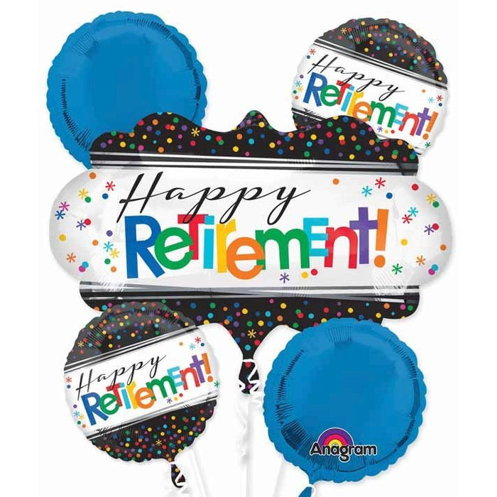 Officially Retired 5-Piece Foil Balloon Bouquet