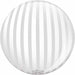 Prima Silver Stripe 20" Sphere Balloon