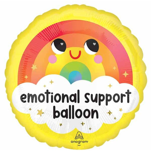 Emotional Support 18" Round Foil Balloon