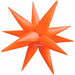 Prima 40-Inch Electric Orange Starburst Foil Balloon