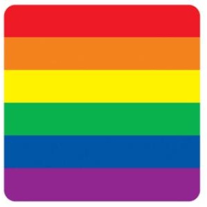 RAINBOW COASTERS 3½" (8/PKG)