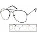 AVIATOR CLEAR LENS