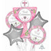 Communion Day Girl Foil Balloon Bouquet