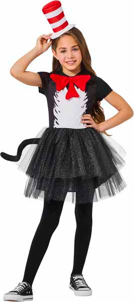 DR. SEUSS CAT IN HAT CHILD DRESS SMALL
