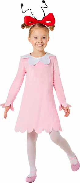 Dr. Seuss Cindy Lou Who Toddler Costume, Extra Small