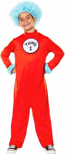 DR SEUSS THING 1 & 2 CHILD COSTUME LARGE