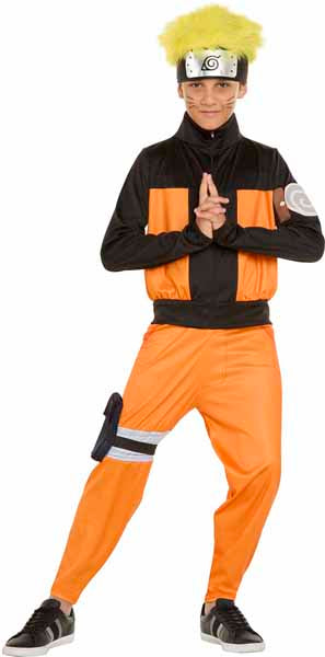 Naruto Shippuden Kids Costume, Large (10-12)