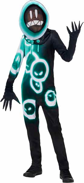 Fortnite Grimey Youth Costume, Extra Large