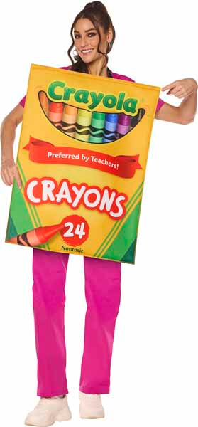 Crayola Box Adult Costume, One Size