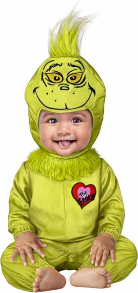 SUESS GRINCH COSTUME INFANT SMALL 6-12MOS