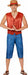 One Piece Luffy Adult Costume, Medium