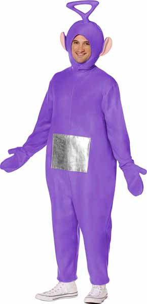Teletubbies Tinky-Winky Adult Costume, XL