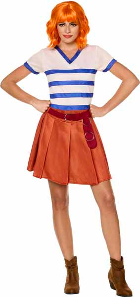 One Piece Nami Adult Costume, Small