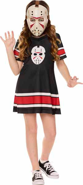 Jason Girls' Costume, XL 14-16