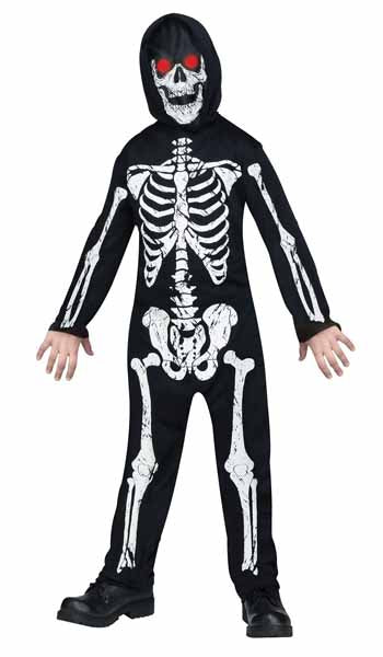 Fade In/Out Skeleton Phantom Child Costume, Small (4-6)