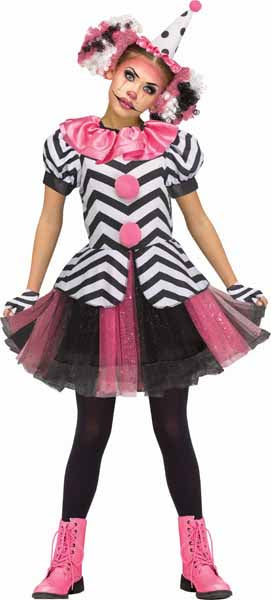 Circus Harlequin Child Costume, XL